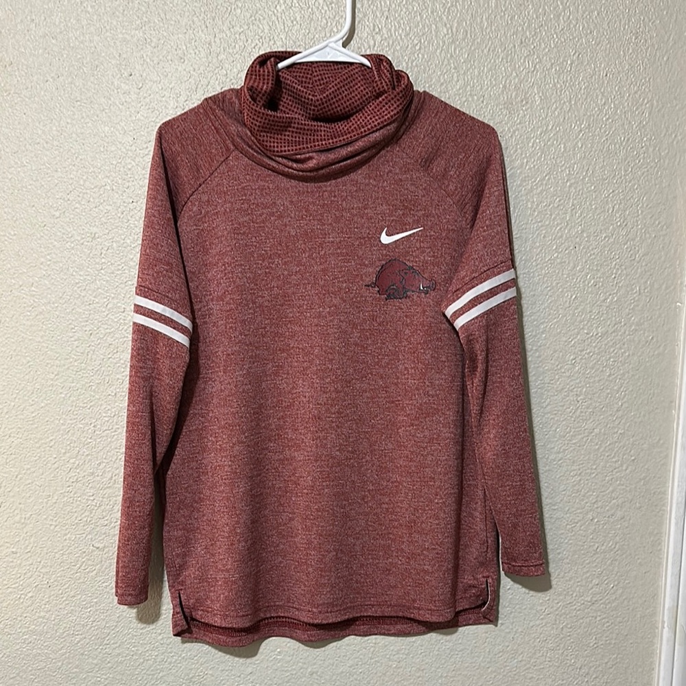Nike Women's Arkansas Razorbacks Funnel
Neck Retro Pullover Sweatshirt medium